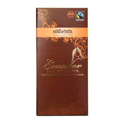 Chokolade bitter 70% Ø  Naturata Fairtrade