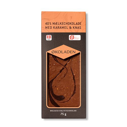 Chokolade mælk karamel/knas Ø 40%