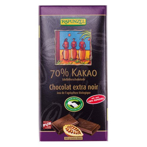 Chokolade mørk 70% Ø