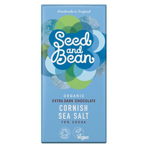 Chokolade Ø mørk 70% Cornish Sea Salt Seed & Bean