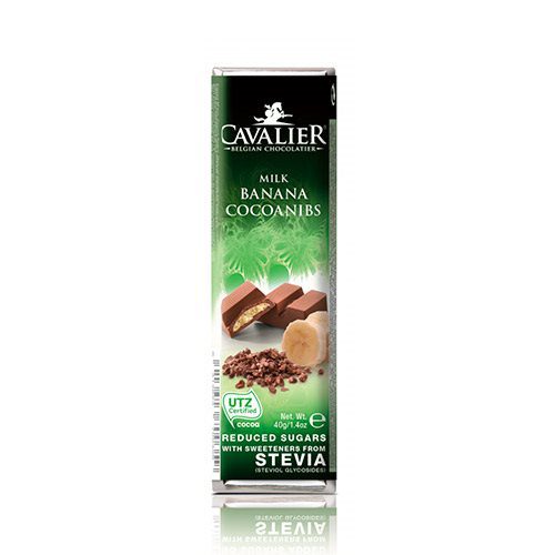 Chokoladebar med banan Ikke tilsat sukker