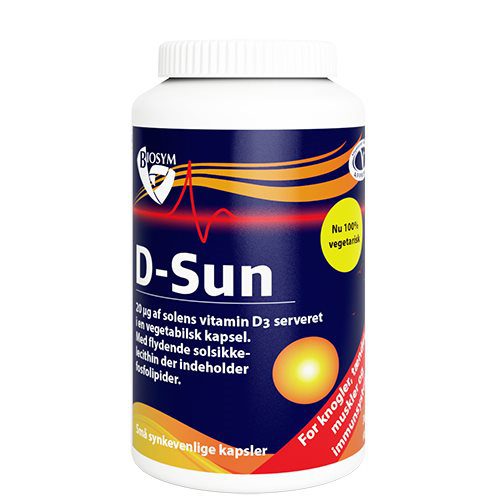 D-Sun 20 mcg D-vitamin Veg.kap