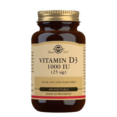 D3-vitamin 25 mcg softgel  (1000 i.u.)