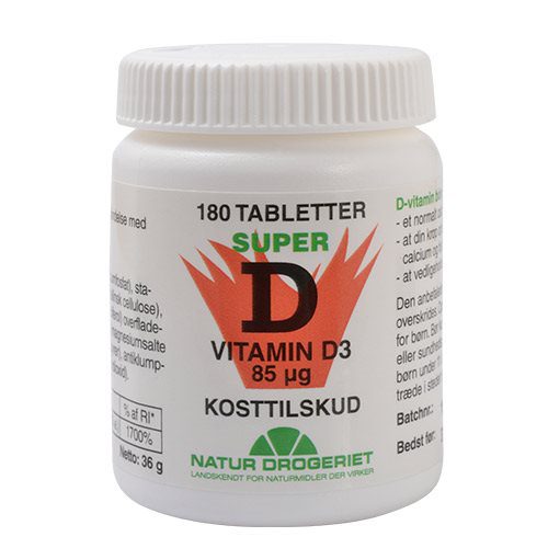 D3-vitamin 85 mcg, Super D