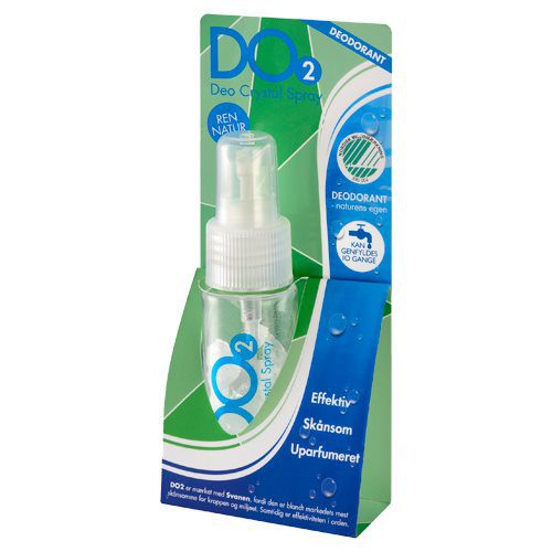 Deo Crystal spray DO2  Kan fyldes op ca. 10 gange