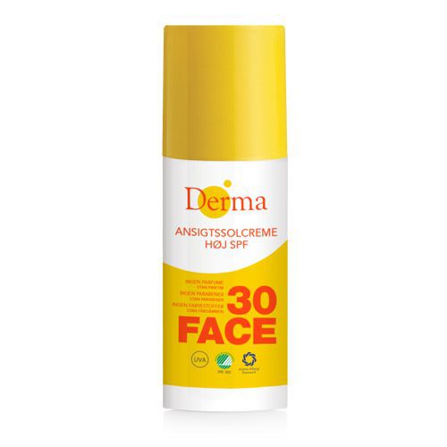 Derma solcreme ansigt SPF 30
