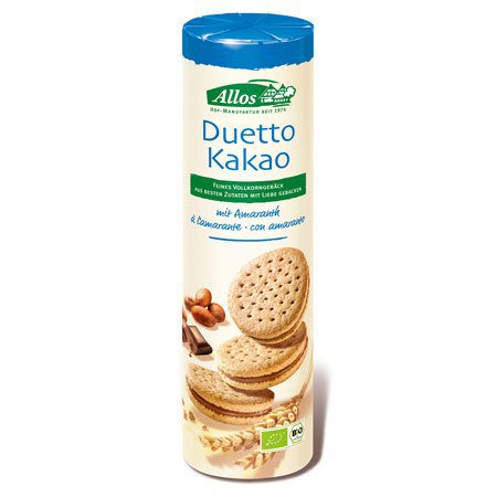 Dobbelkiks m. kakaocreme Ø  Allos