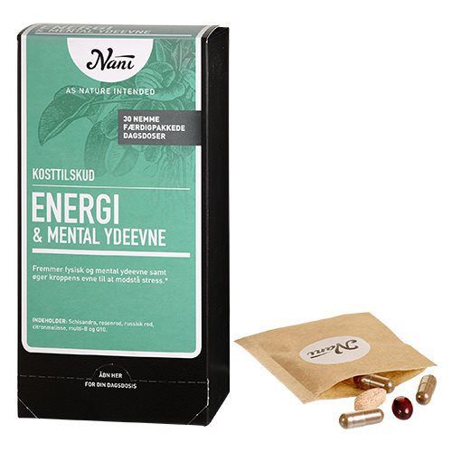 Energi/mental ydeevne  helsepakke Nani