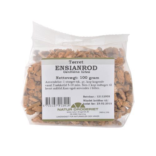 Ensianrod skåret
