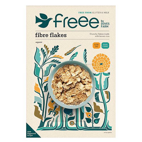 Fibre flakes gl.fri Doves Ø