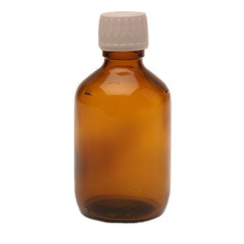 Flaske m. låg og hældering (200 ml)