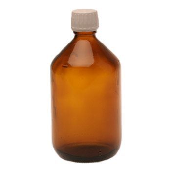 Flaske m. låg og hældering (500 ml)