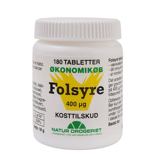 Folsyre Økonomikøb 400 µg
