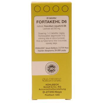 Fortakehl tabletter