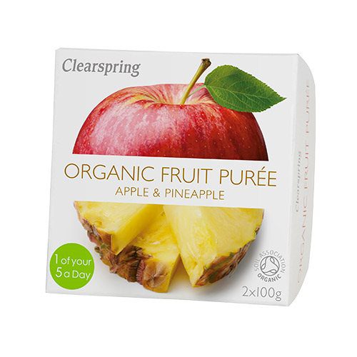 Frugtpuré ananas, æble Ø