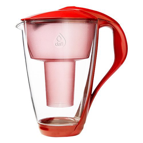 Glaskande 2,0 l rød Dafi