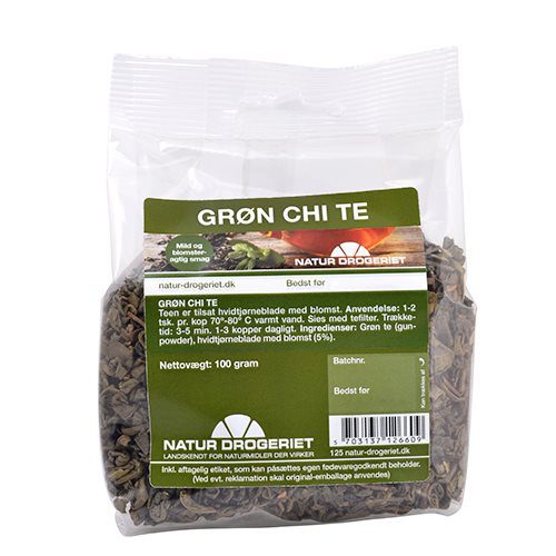 Grøn Chi te m. hvidtjørn