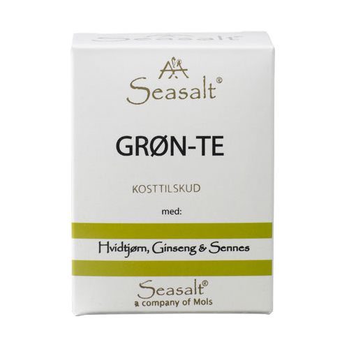 Grøn te m. hvidtjørn ginseng & sennes