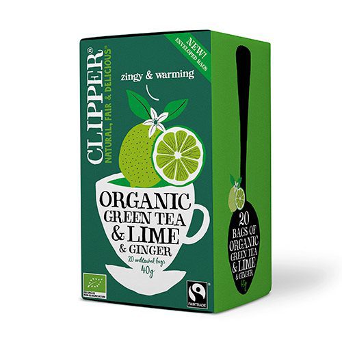 Grøn Te m. Lime & Ingefær Ø Clipper