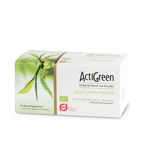 Grøn te m. pebermynte Ø ActiGreen