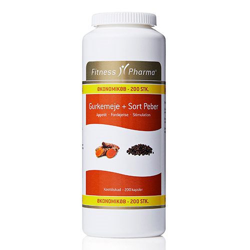 Gurkemeje & Sort Peber Fitness Pharma