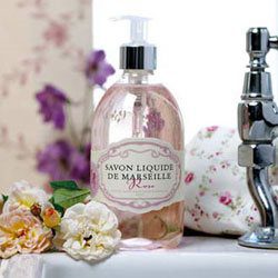 Håndsæbe flydende rose  Savon Liquide De Marseille