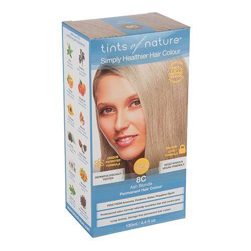 Hårfarve 8C Ash Blonde  Tints of Nature