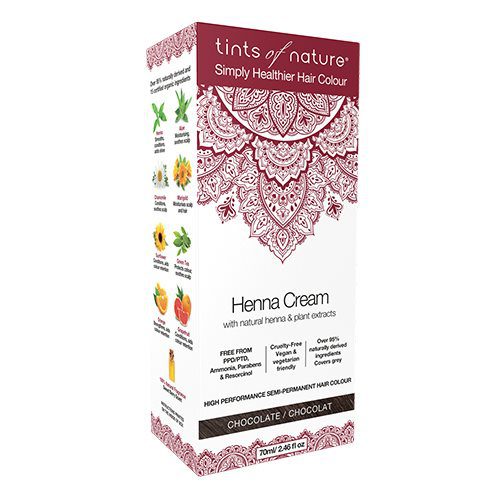 Hårfarve Henna Creme Chocolate Tints of Nature