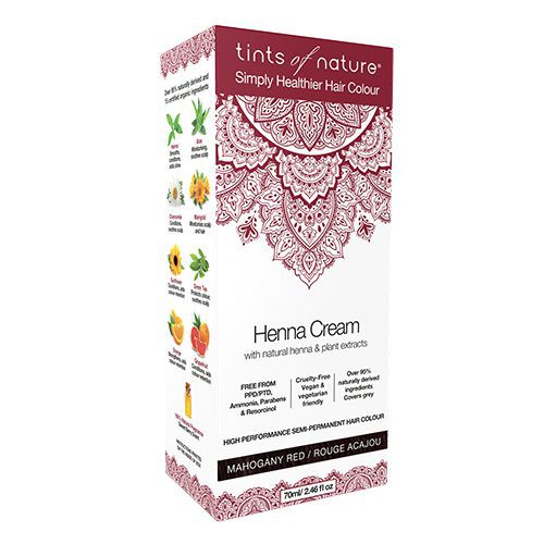 Hårfarve Henna Creme Mahogany  Red Tints of Nature