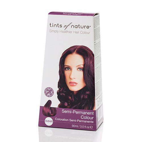 Hårfarve mahogany red  semipermanent Tints of Nature