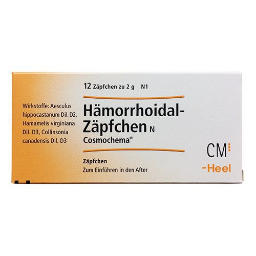 Hæmorrhoidal stikpille indh. 12 stk
