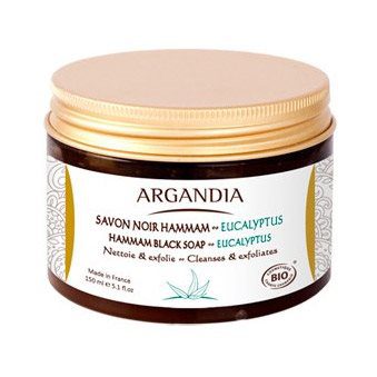 Hamman Black Soap  Eucalyptus ARGANDIA