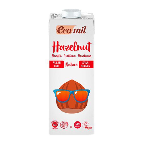 Hasselnøddedrik usødet Ø Ecomil