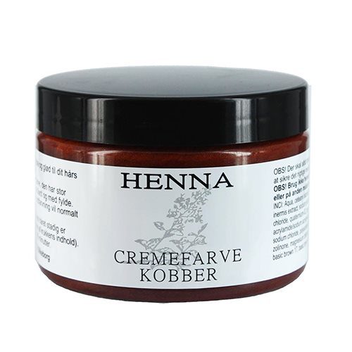 Henna cremefarve kobber