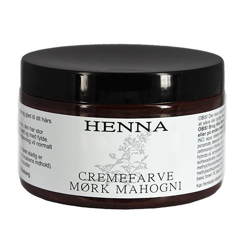 Henna cremefarve mørk mahogni