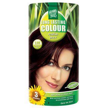 Hennaplus 2.66 hårfarve  reddish black Long Lasting Colour