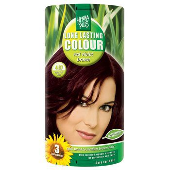 Hennaplus 4.67 hårfarve red  violet brown Long Lasting Colour