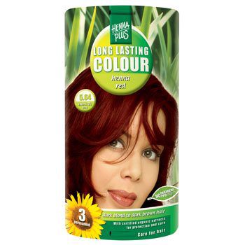 Hennaplus 5.64 hårfarve  henna red Long Lasting Colour