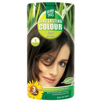 Hennaplus 5 hårfarve light  brown Long Lasting Colour