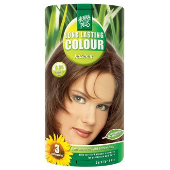 Hennaplus 6.35 hårfarve  hazelnut Long Lasting Colour