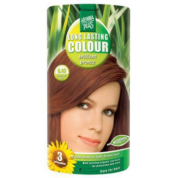 Hennaplus 6.43 hårfarve  brilliant bronze Long Lasting Colour