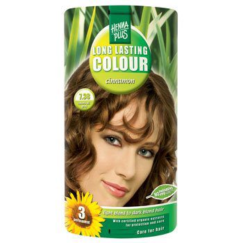 Hennaplus 7.38 hårfarve  cinnamon Long Lasting Colour