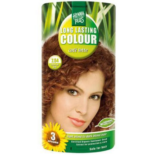 Hennaplus 7.54 hårfarve  café latte Long Lasting Colour