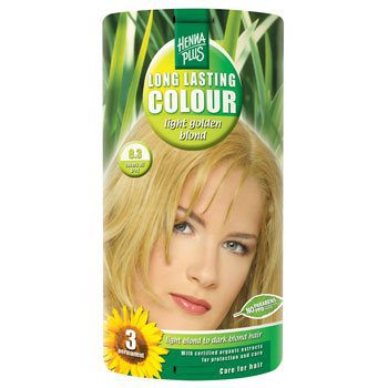 Hennaplus 8.3 hårfarve  lightgolden blond Long Lasting Colour