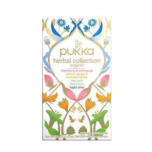Herbal collection te Ø sampak Elderberry & Echinacea, Lemon, Ginger & Manuka,