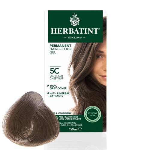 Herbatint 5C hårfarve Light Ash Chestnut