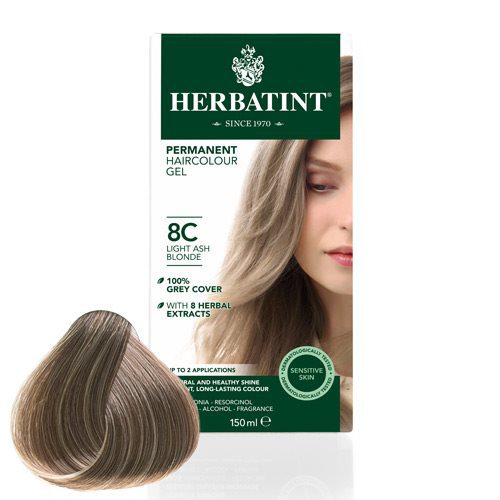 Herbatint 8C hårfarve Light Ash Blonde