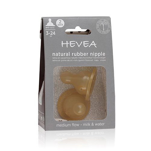 Hevea flaskesutter 2-pak medium flow