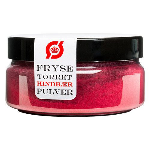 Hindbær pulver frysetørret Ø