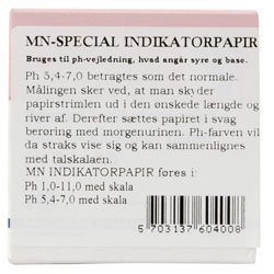 Indikator papir 5,4-7,0 5 m  I rulle Urinstix